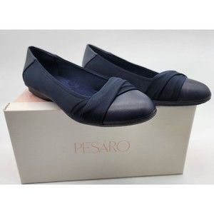 Pesaro Debbie - Women's Ballet Flats Shoes, Black Size 10  Medium